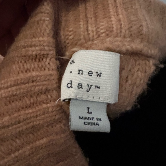 A New Day Crew Neck Sweater with Cable Knit - Picture 3 of 5